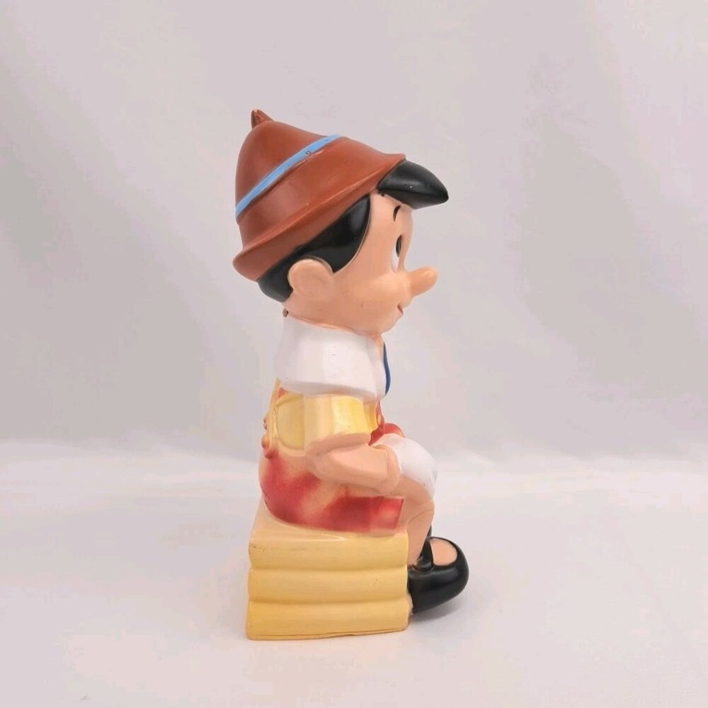 Disney Vintage Plastic Pinocchio Piggy Bank - Picture 3 of 16